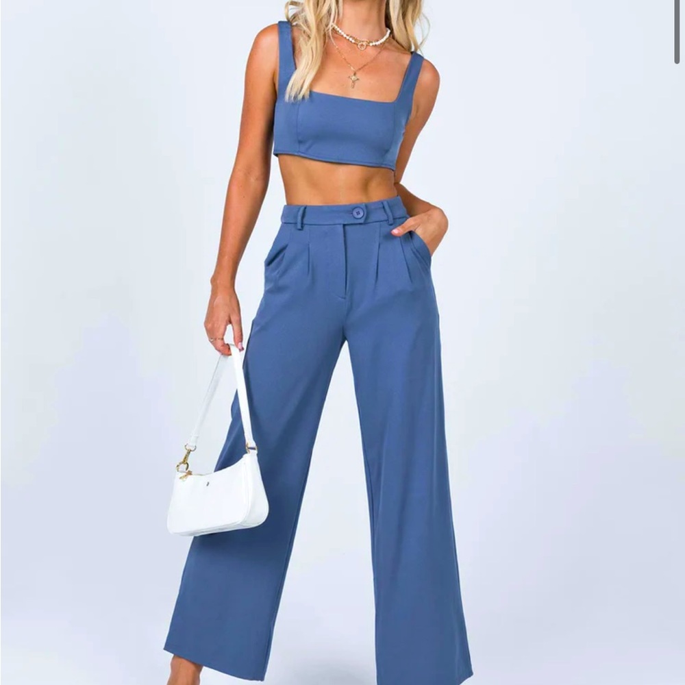 Princess Polly Huxley set in blue